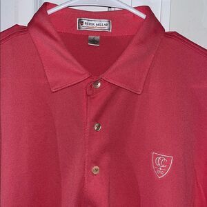 Peter Millar Carolina Country Club Raleigh NC Golf Polo Shirt Summer Comfort